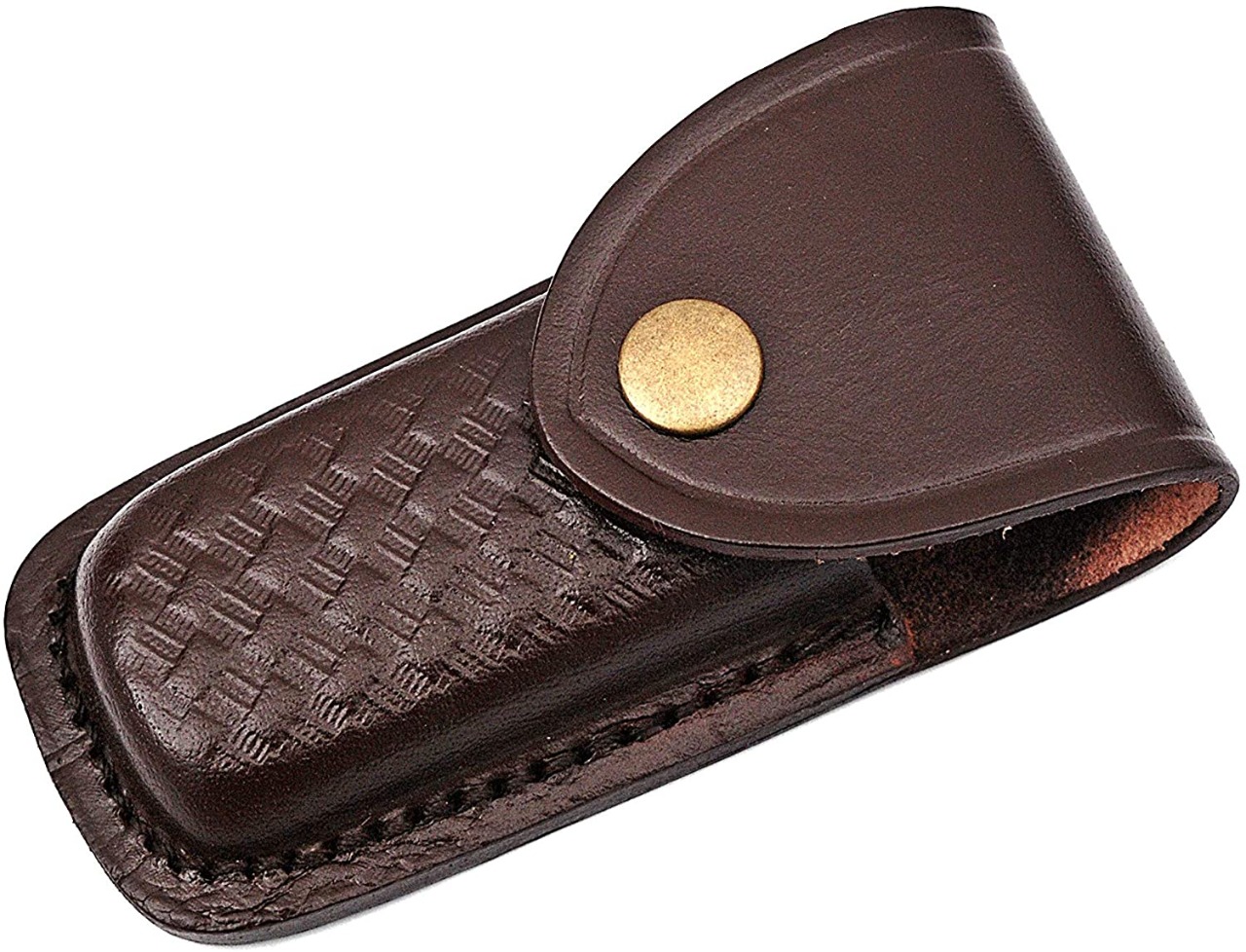 Handmade Folding Knife - Blue Pakka Wood - Image 4