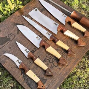 "Christmas Eddition" 7pcs Kitchen knife set